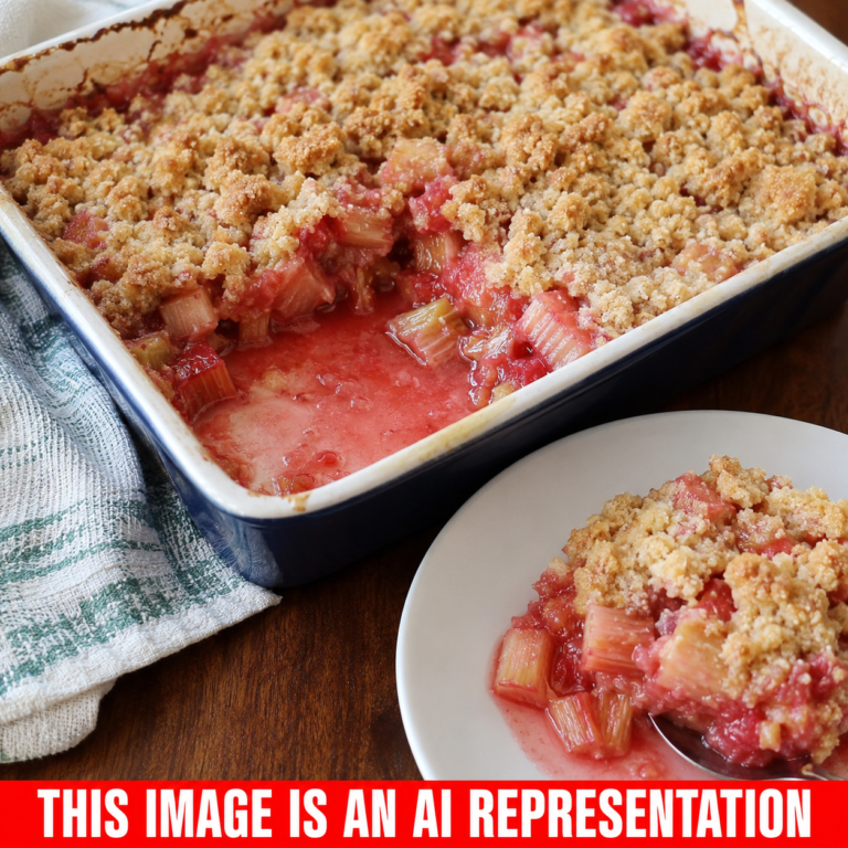 Deep Dish Rhubarb Dessert