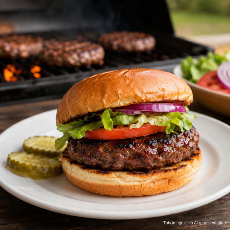 Barbecued Hamburgers